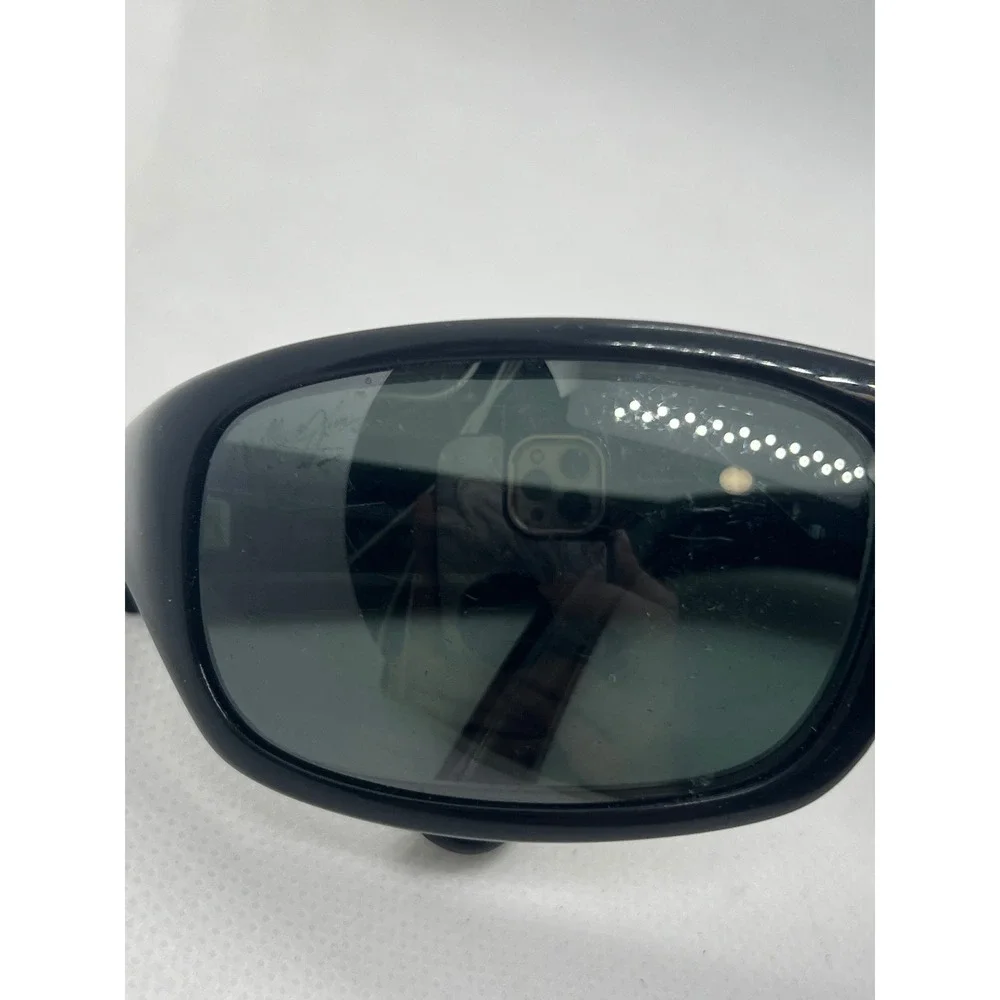 Maui Jim Stingray Sunglasses Black Wrap Lens MJ 103 57 17 139‎